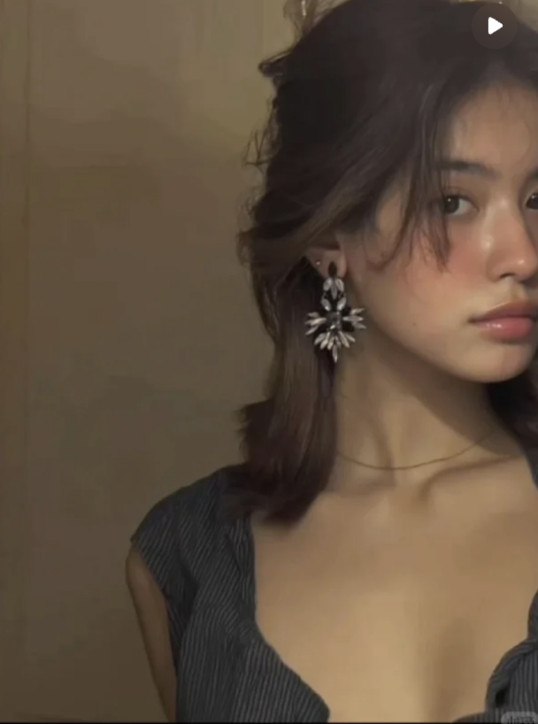 谁还在靠滤镜救废片？这对耳钉一戴，拍照